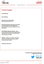 Inhaltsangabe des Newsletter April 2022