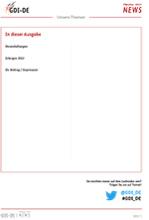 Screenshot frontseite GDI-DE News Oktober 2022