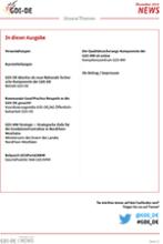 Inhaltsübesicht des GDI-DE Newsletters