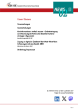 Inhaltsverzeichnis GDI-DE news 02/2024